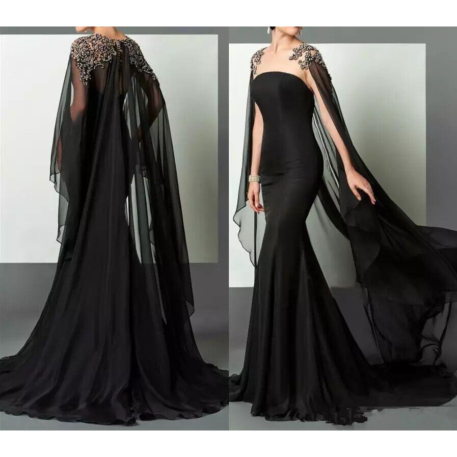 elie saab black evening gown
