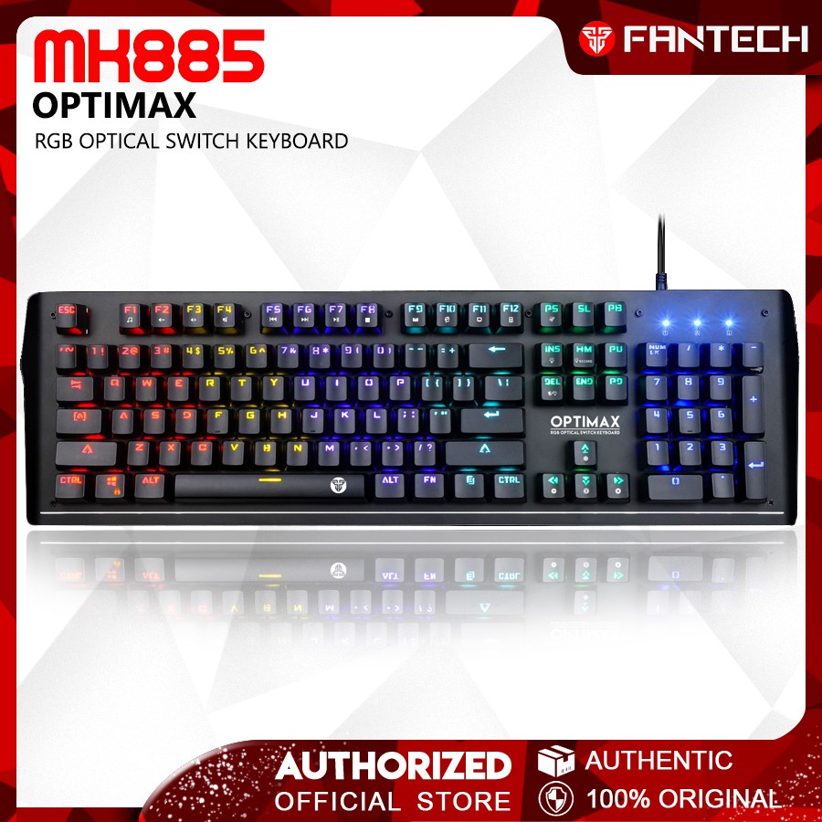 11 11 CLEARANCE SALES FANTECH MK885 OPTIMAX RGB Optical 11 11 CLEARANCE SALES FANTECH MK885 OPTIMAX RGB Optical