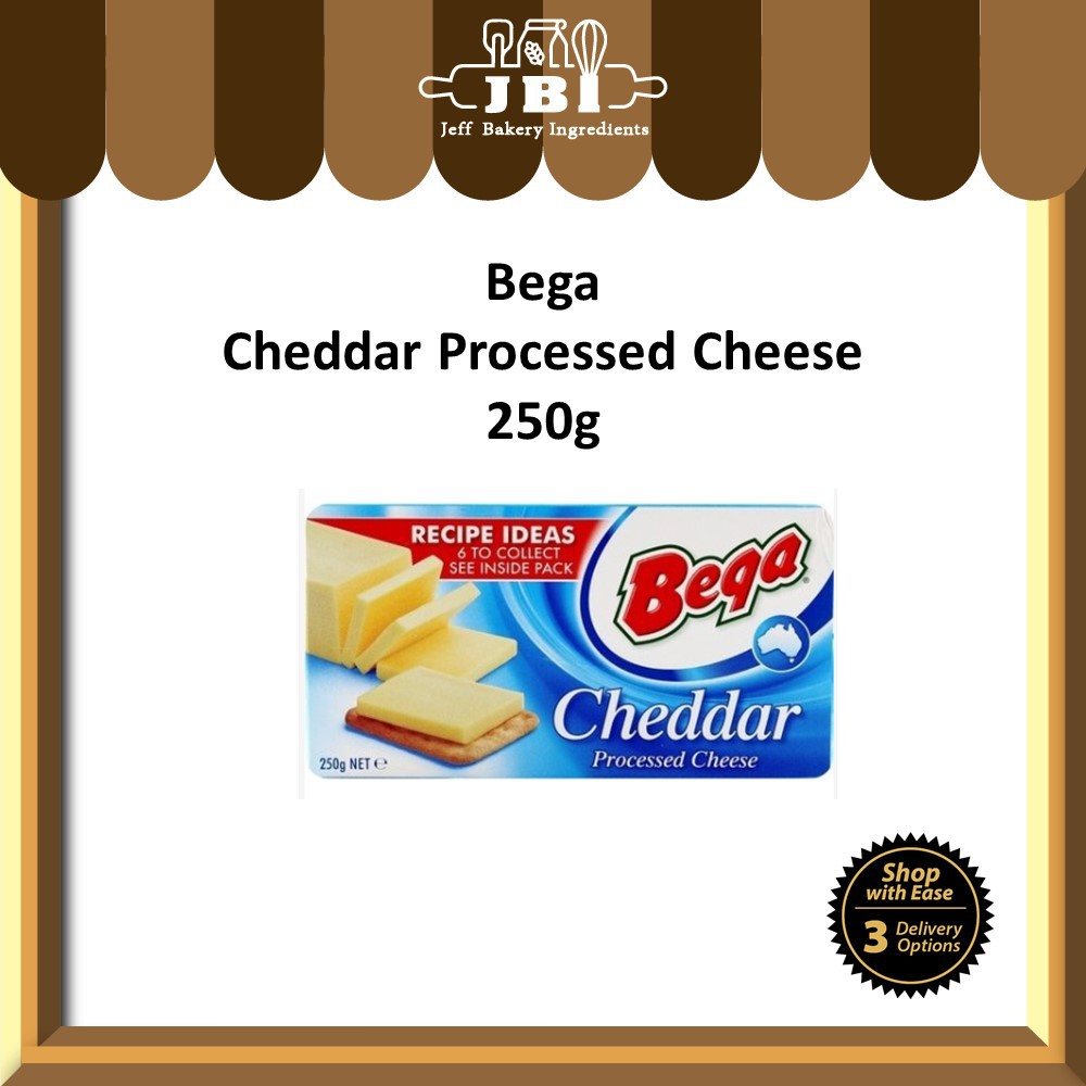 Bega Cheddar Cheese 250g Keju Cheddar Processed Cheddar Cheese
