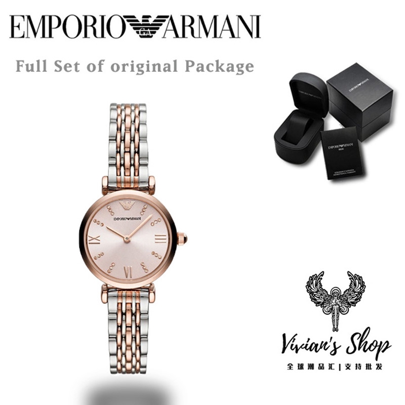 armani ladies watch diamonds