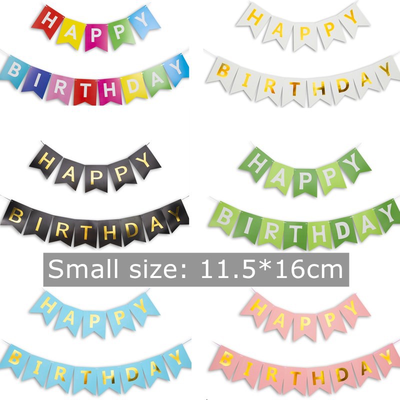 【Wholesale】Happy Birthday Banner, Birthday Bunting, Birthday Party ...