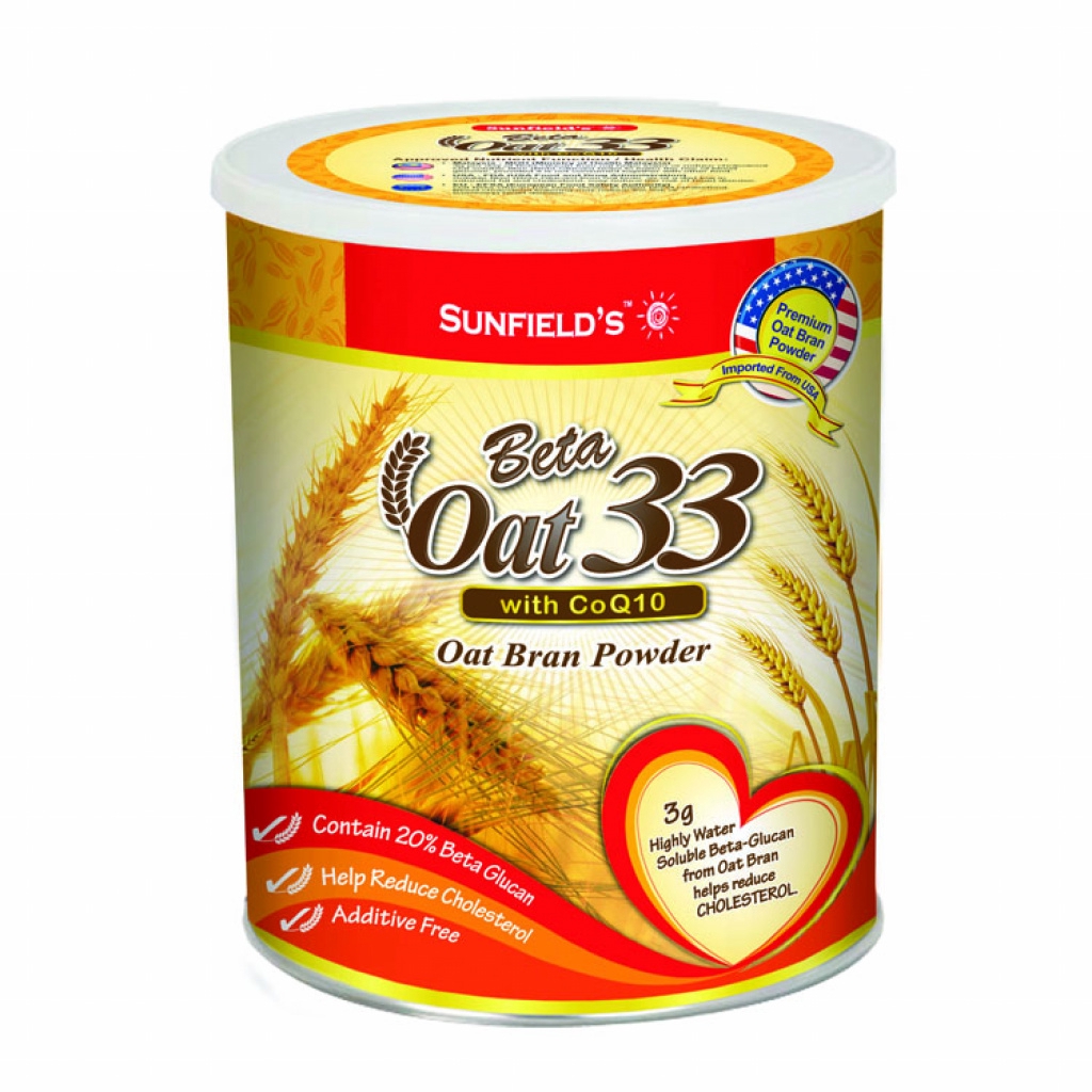 Sunfield's Beta Oat 33 with CoQ10 Oat Bran Powder 630g Shopee Malaysia