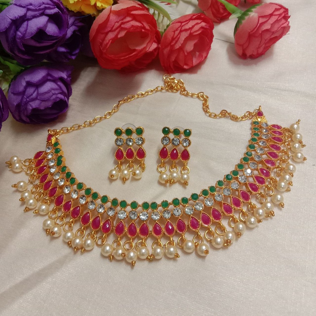 Necklace / Indian Necklace Set / Bollywood Necklace Set / Saree necklace set / Indian Choker necklace