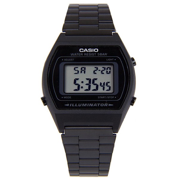 casio vintage matte black