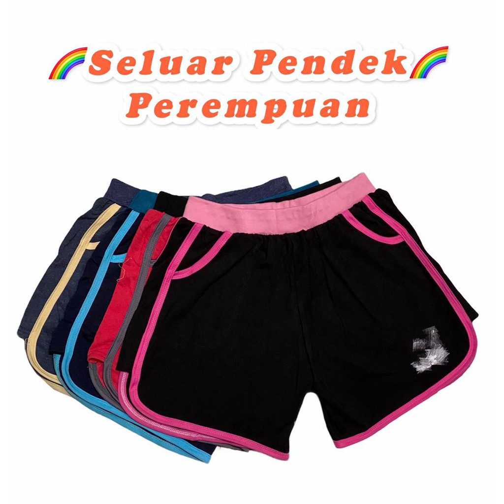 Buy Seluar Pendek Perempuan Seluar Pendek Wanita Short Pants Women Shorts Ladies Seetracker Malaysia