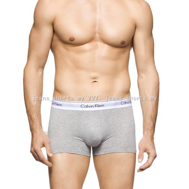 mens grey calvin klein underwear