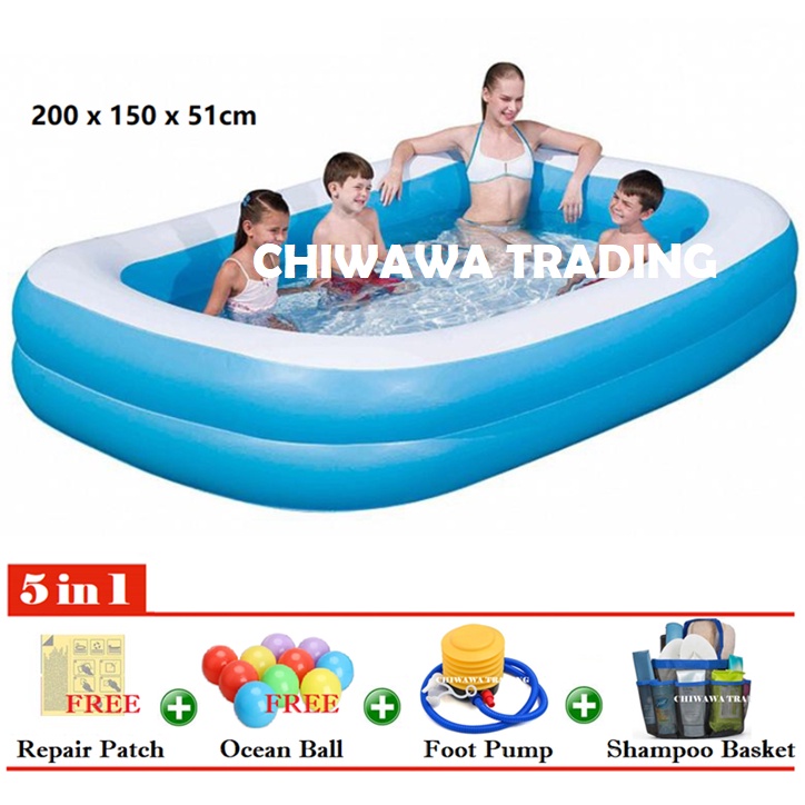 PROMOTION 102911 Inflatable Ring Swimming Pool Safe PVC Bath Basin