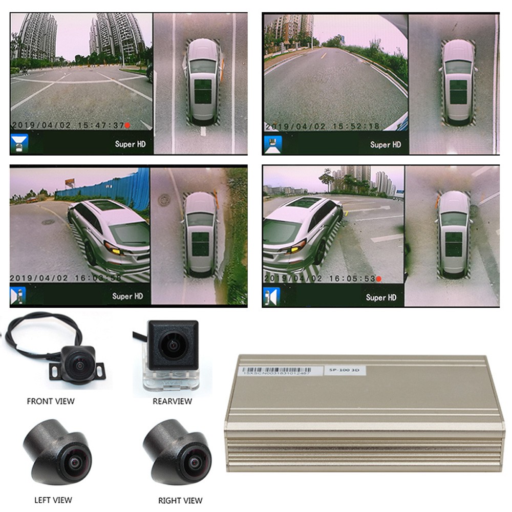 Smartour 3D HD Surround View Monitoring System 360 Degree Driving Bird