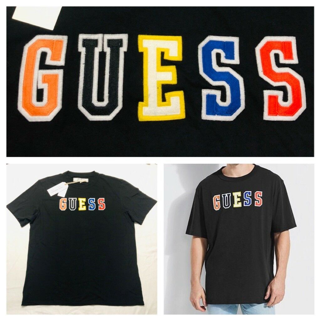 all black guess shirt