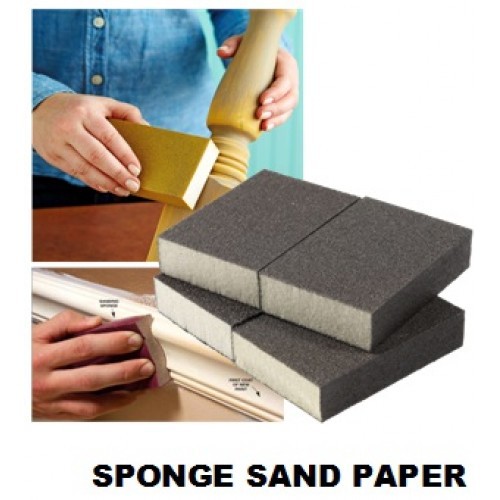SPONGE SAND PAPER ( 40 60 80 100 120) Shopee Malaysia
