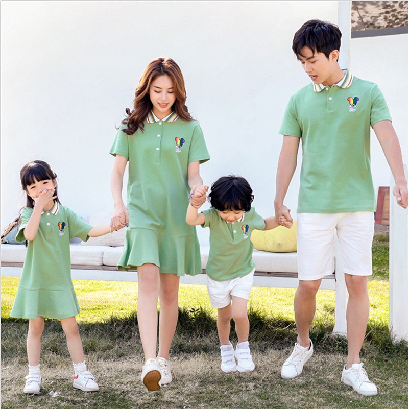 matching polo outfits for family