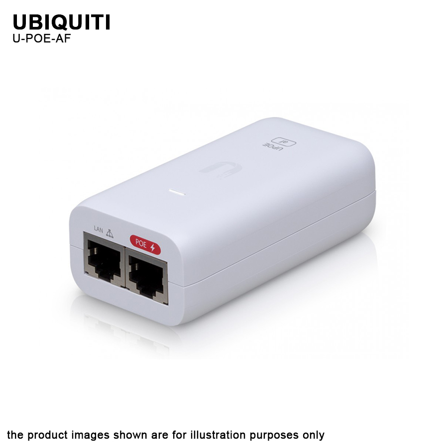 Ubiquiti POE Adapter U-POE-AF Network Gigabit 802.3af for CCTV, AP, VOIP