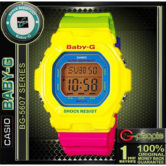 CASIO BABY-G BG-5607-9 100M WR Watch | Shopee Malaysia