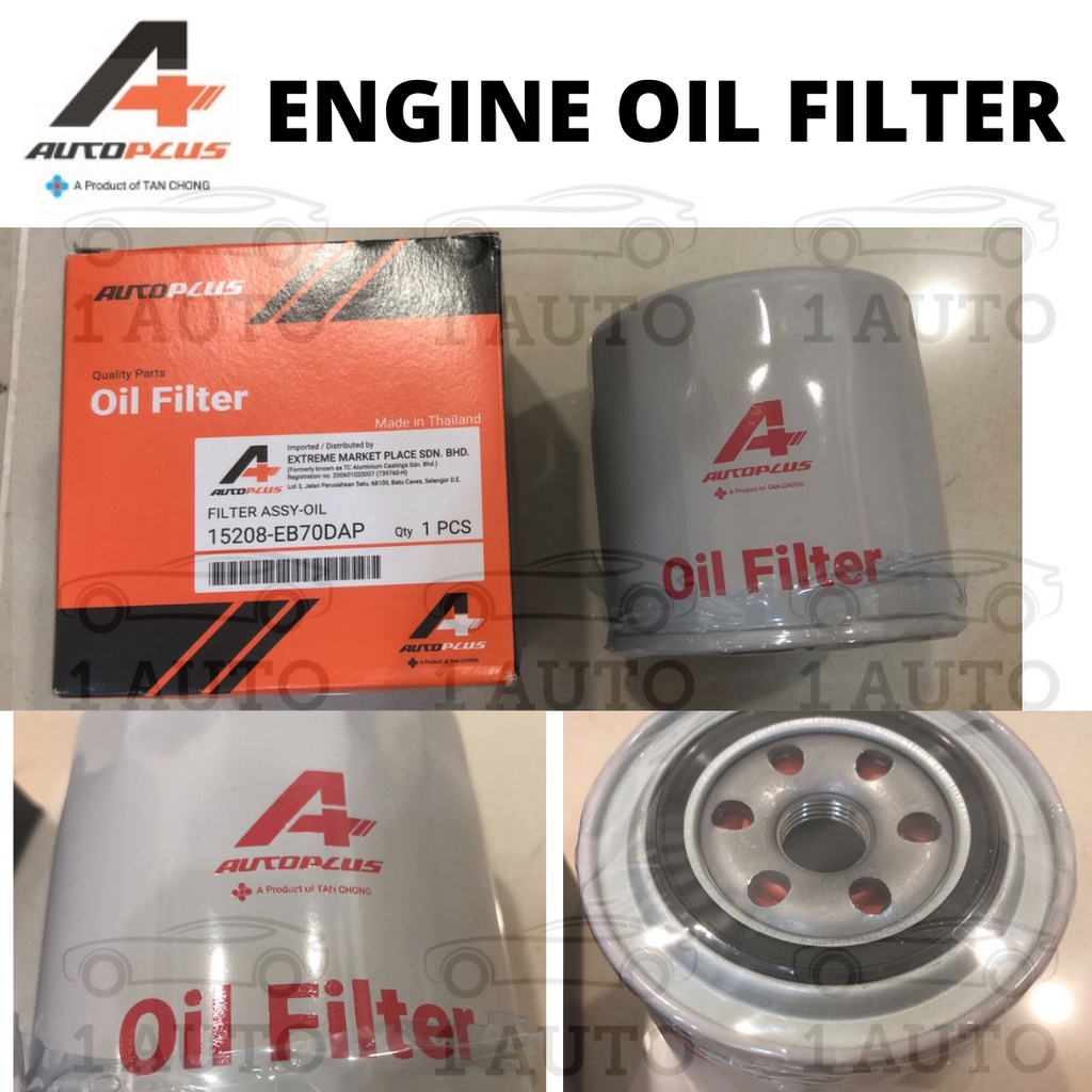 ORIGINAL TAN CHONG AUTOPLUS OIL FILTER for NISSAN NAVARA D40 NP300 D23