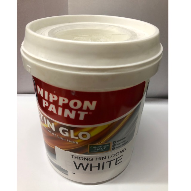 Nippon Satin Glo White Chalkboard Paint 1L Shopee Malaysia