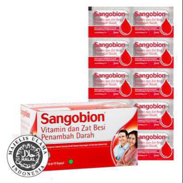 Sangobion 1box 25x10 Vitamin Zat Besi Penambah Darah Shopee Malaysia