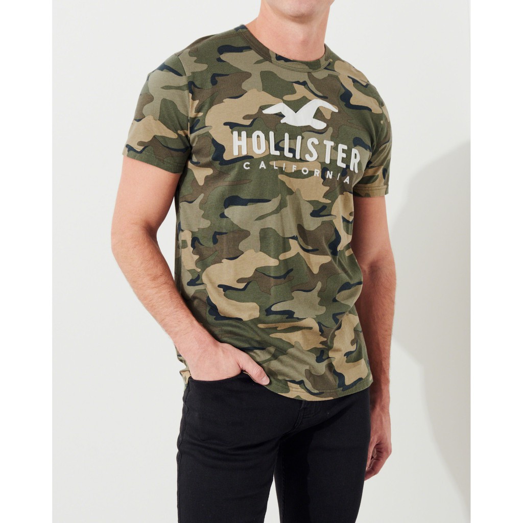 hollister army t shirt