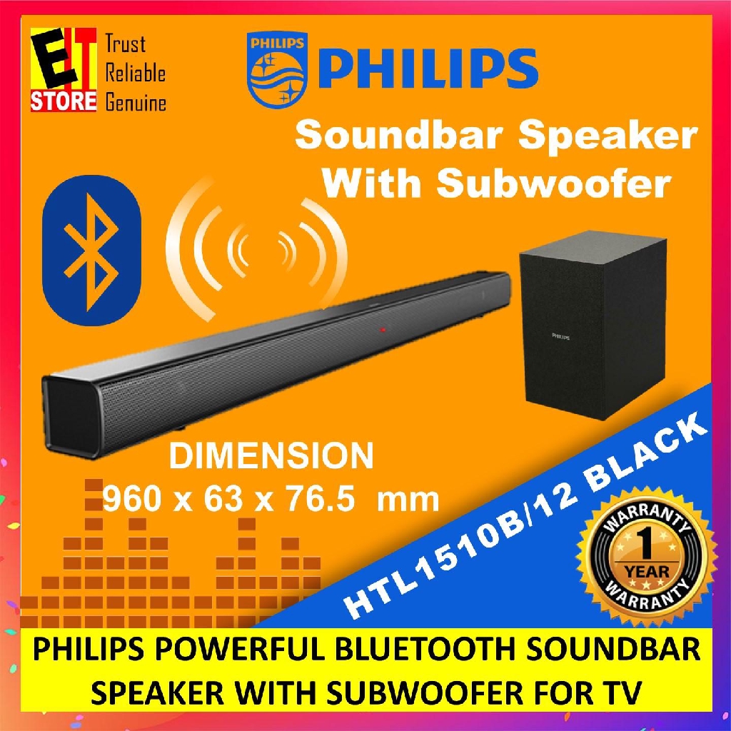 philips soundbar bluetooth htl1510b