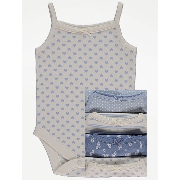 From Uk George Baby Bodysuits 5 Pack Shopee Malaysia