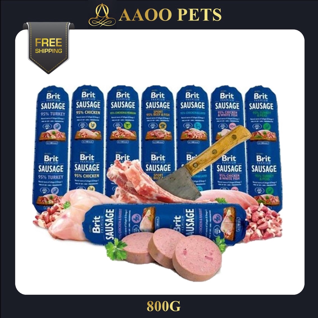 BRIT PREMIUM SAUSAGE 800G FOR DOGS DOG FOOD / WET FOOD Shopee Malaysia