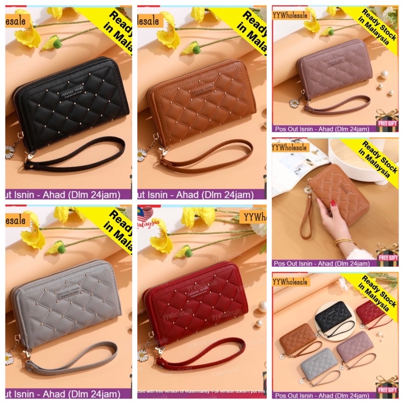 YYWHOLESALE Purse Woman DF2268 Dompet Wanita Beg Dompet Perempuan