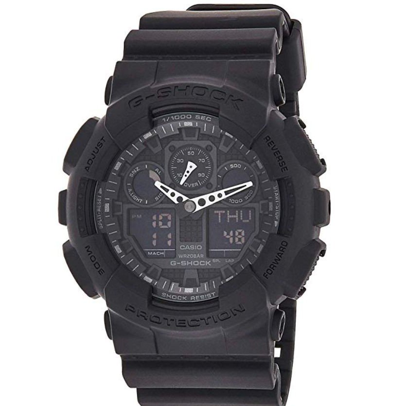 ga 100 military series watch in black