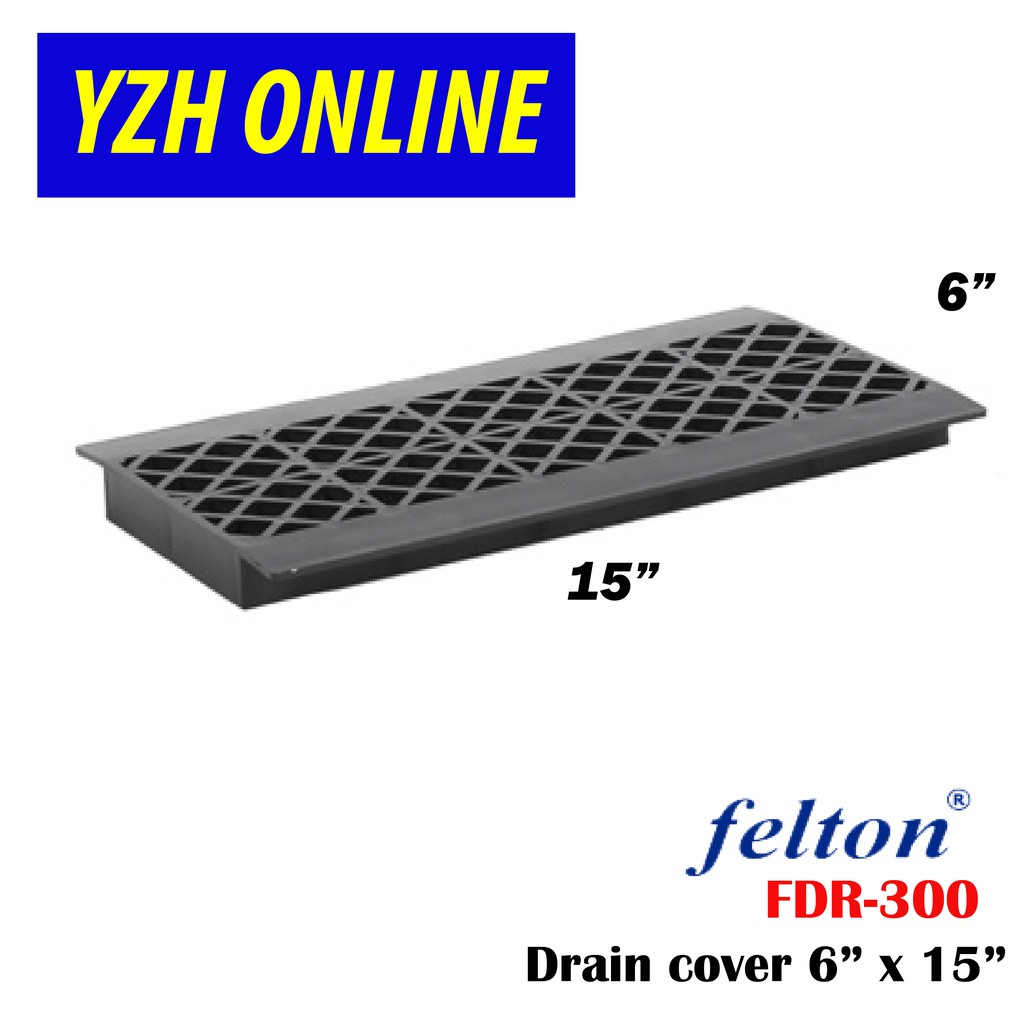 Drain Cover Felton 3 Sizes Penutup Longkang Felton