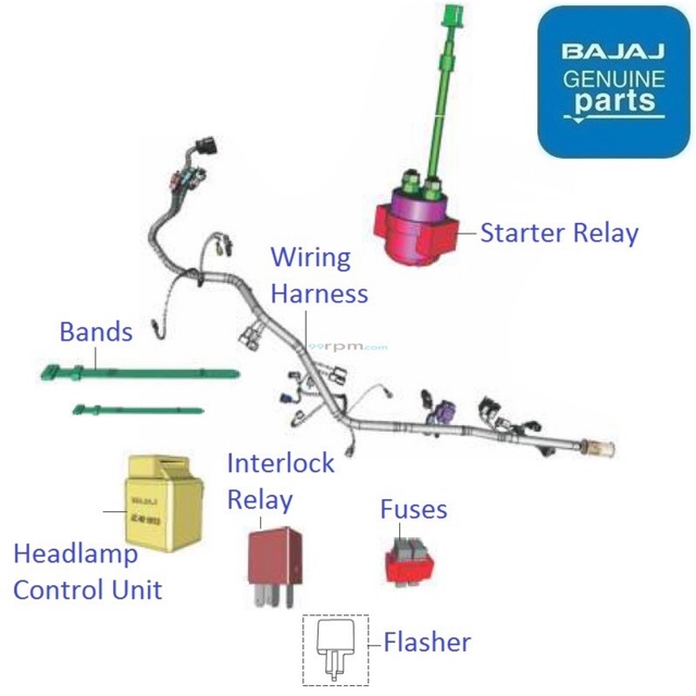 pulsar rs 200 starter relay