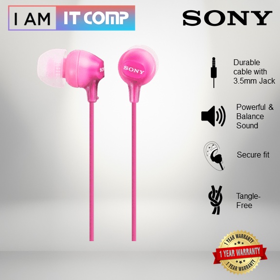 Sony Mdr Ex15lp Mdrex15lp In Ear Wired Headphone Wired Earphone Ex15lp Shopee Malaysia 4406