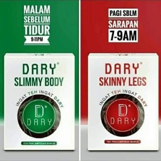 Combo Set Dary Slimming Body Skinny Legs Detox Tea 