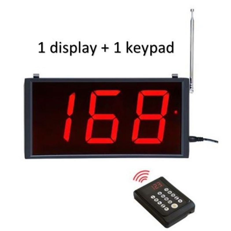 Queue System Counter Wireless LED Digital Number call system Calling number with free