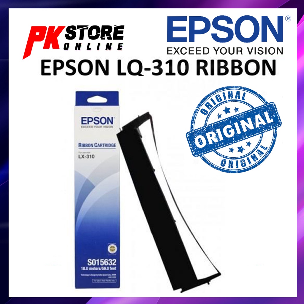 Epson Original Lq 310 Ribbon Cartridge S015639 Lq310 Dot Matrix Printer Shopee Malaysia 3022