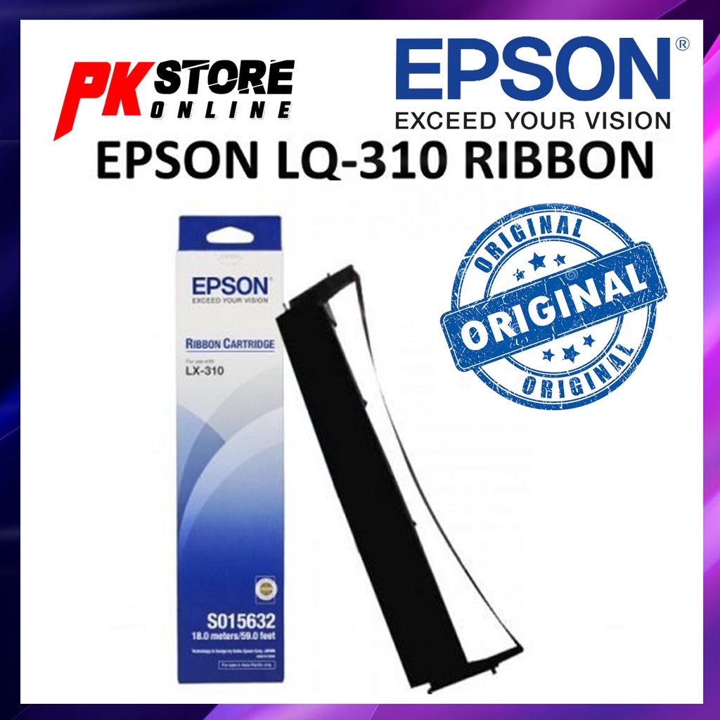 EPSON ORIGINAL LQ310 RIBBON CARTRIDGE S015639 (LQ310 DOT MATRIX PRINTER) Shopee Malaysia