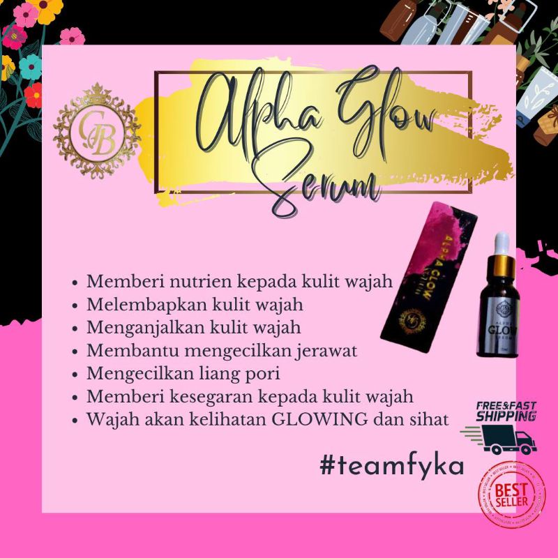 Alpha Glow Serum by GB Skincare Shopee Malaysia