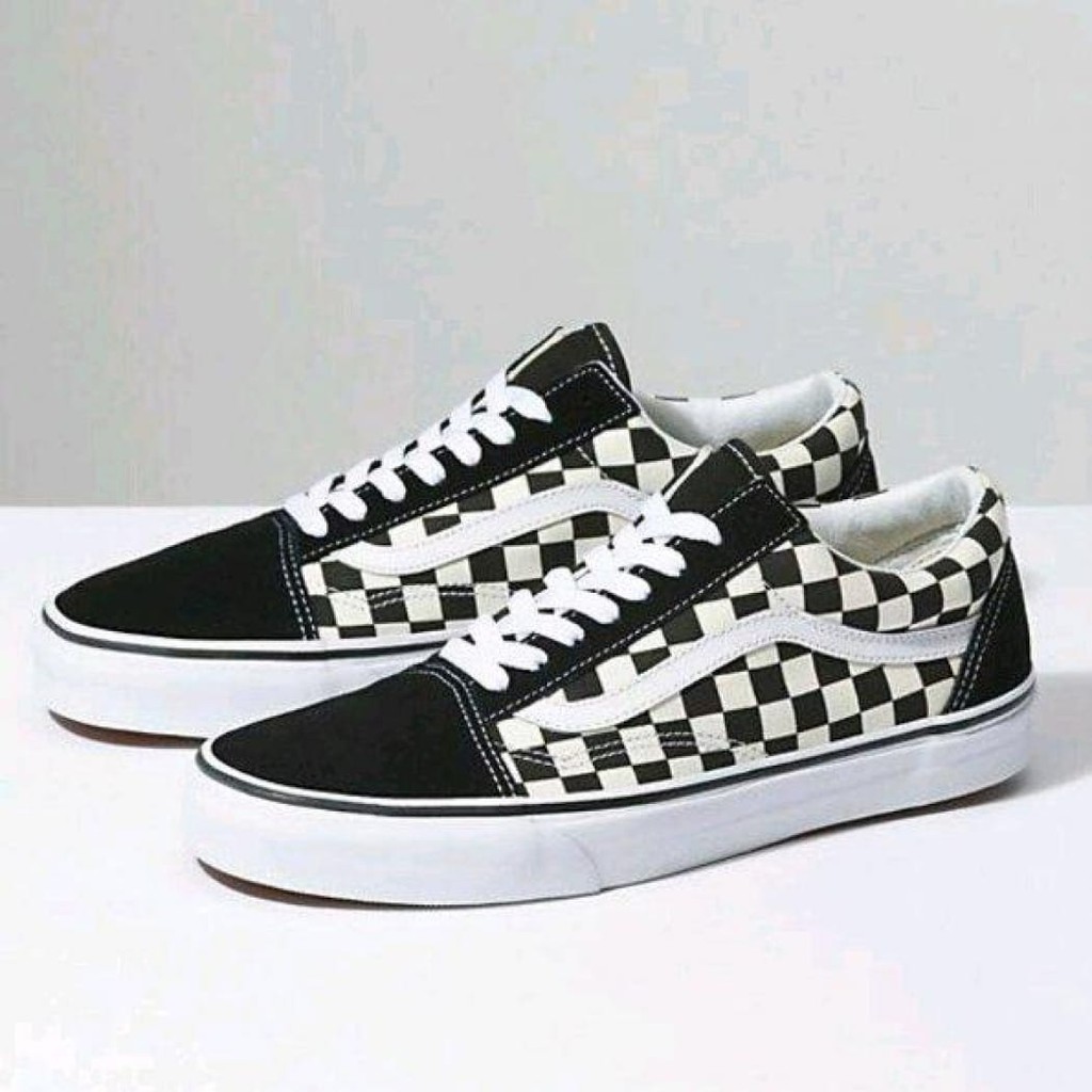 Wholesale Vans Old Skull Shoes / Checker Board / Chess (Dt) Best Quality |  Shopee Malaysia