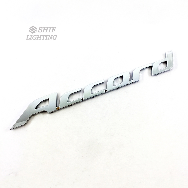 1 X Abs Accord Letter Logo Car Auto Trunk Lid Emblem Badge Sticker Decal For Honda Accord Shopee Malaysia