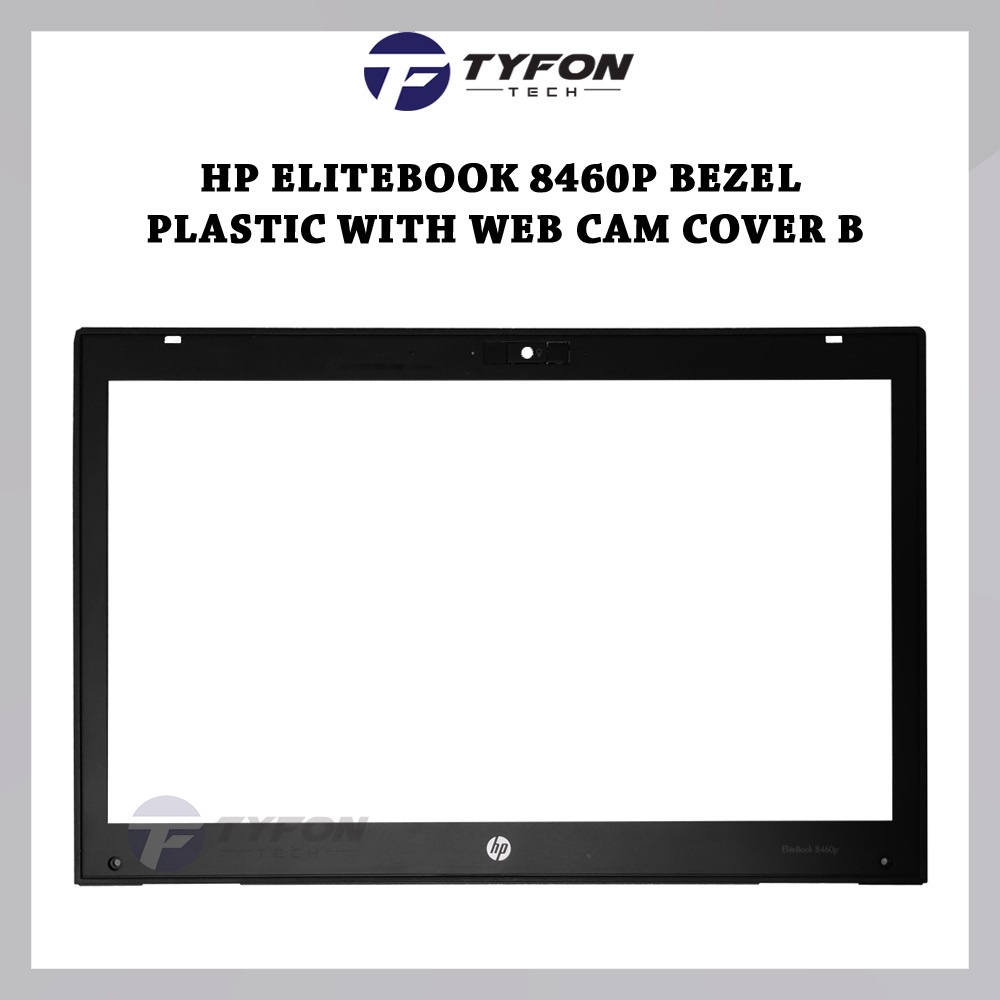 HP EliteBook 8460p 14" LCD Front Trim Cover Bezel Plastic with  Cam