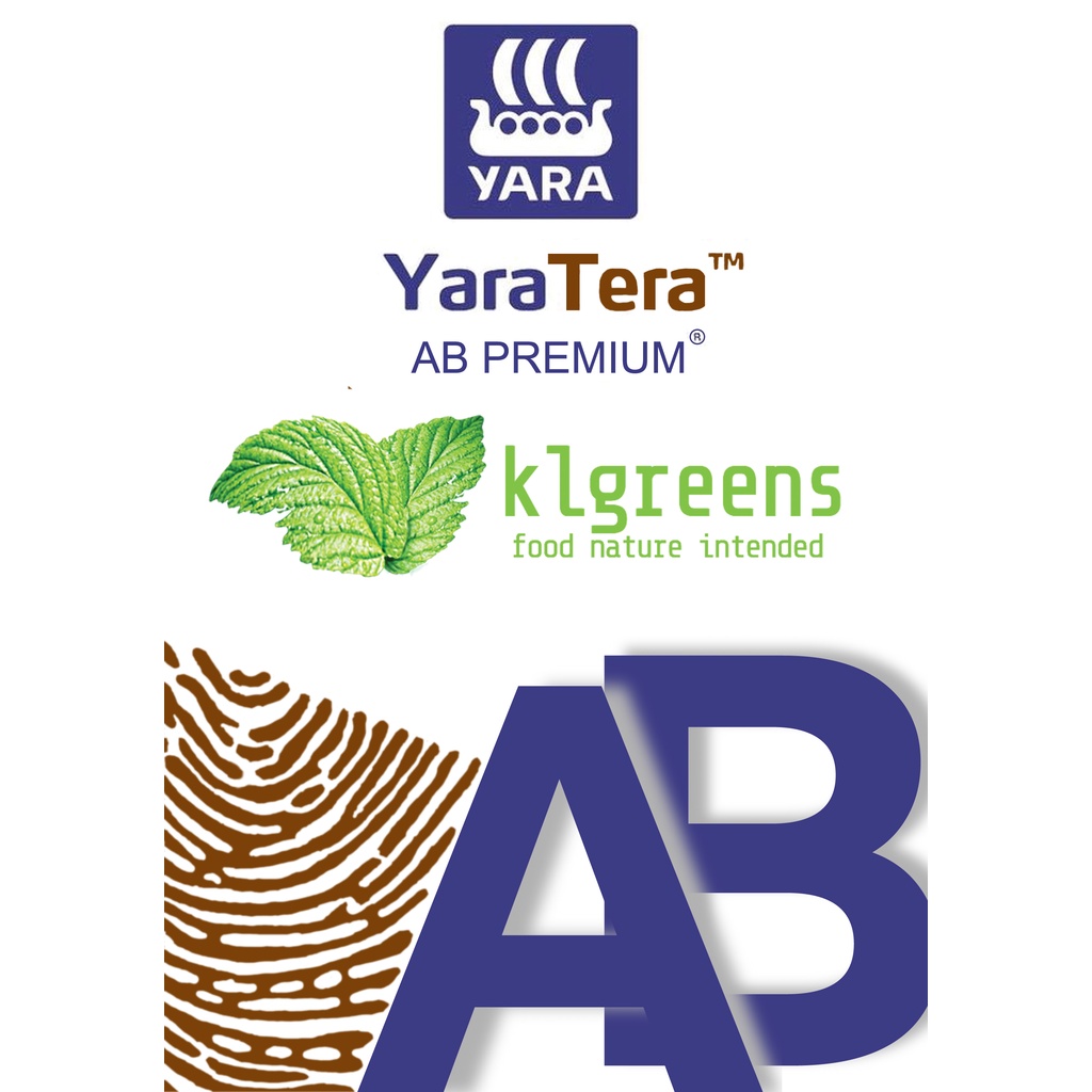 ORIGINAL Yara Premium 20 Liters 2kg AB Nutrients Vegetables Fertigation
