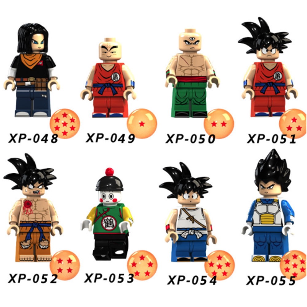 8pcs Figures Dragon Ball Z Building Blocks Son Goku Vegeta Recoom Raditz Krillin Ninajagoed Dolls Toys For Lego Shopee Malaysia