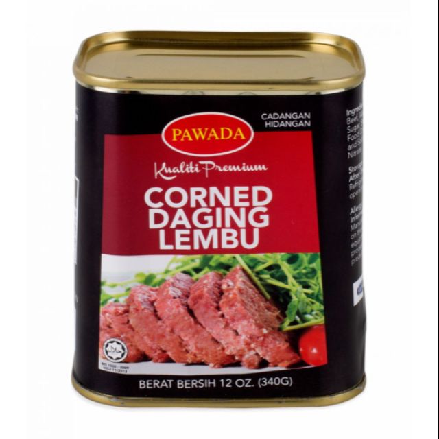 Pawada Halal Corned Beef / Daging Lembu 340g Shopee Malaysia