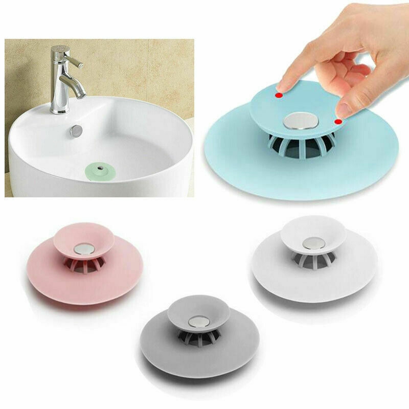 Home Bathroom Drain Hair Catcher Bath Stopper Plug Sink Strainer Filter Shower
