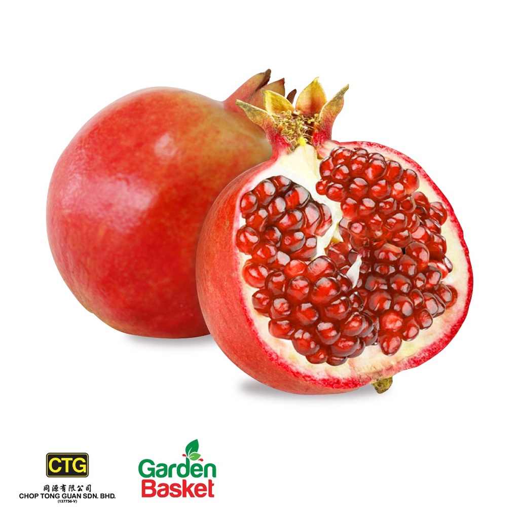 CTG China Pomegranate 1PCS - [juicy] [salad making] [healthy snacks]- Imported Fresh Fruit - Garden Basket