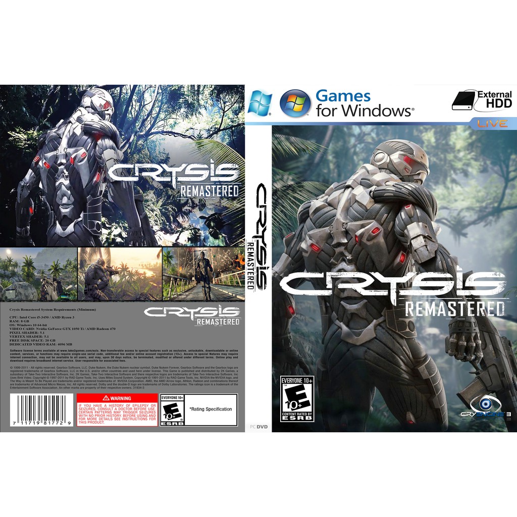 Crysis Remastered PC GAME Offline [Pendrive INSTALLATION] Shopee Malaysia