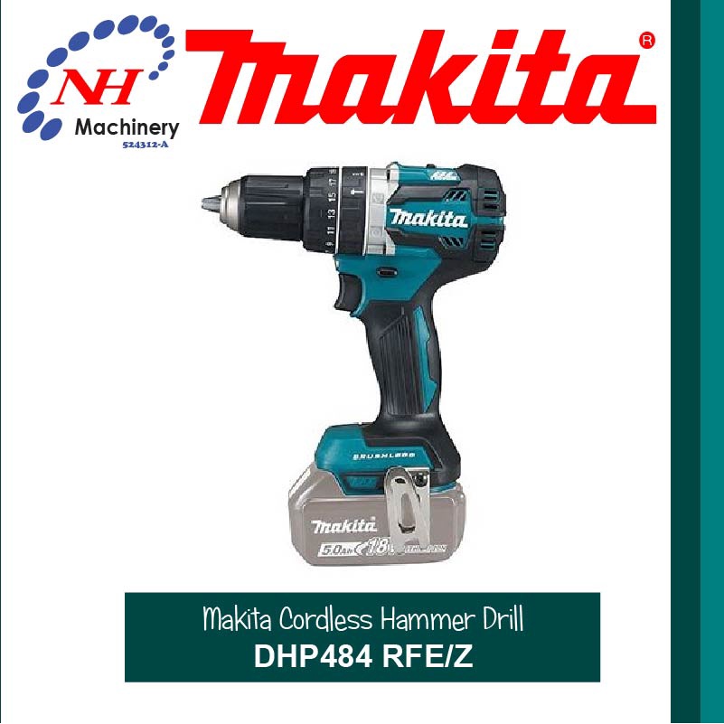 Makita DHP484 RFE/Z 18V Cordless Hammer Drill Shopee Malaysia