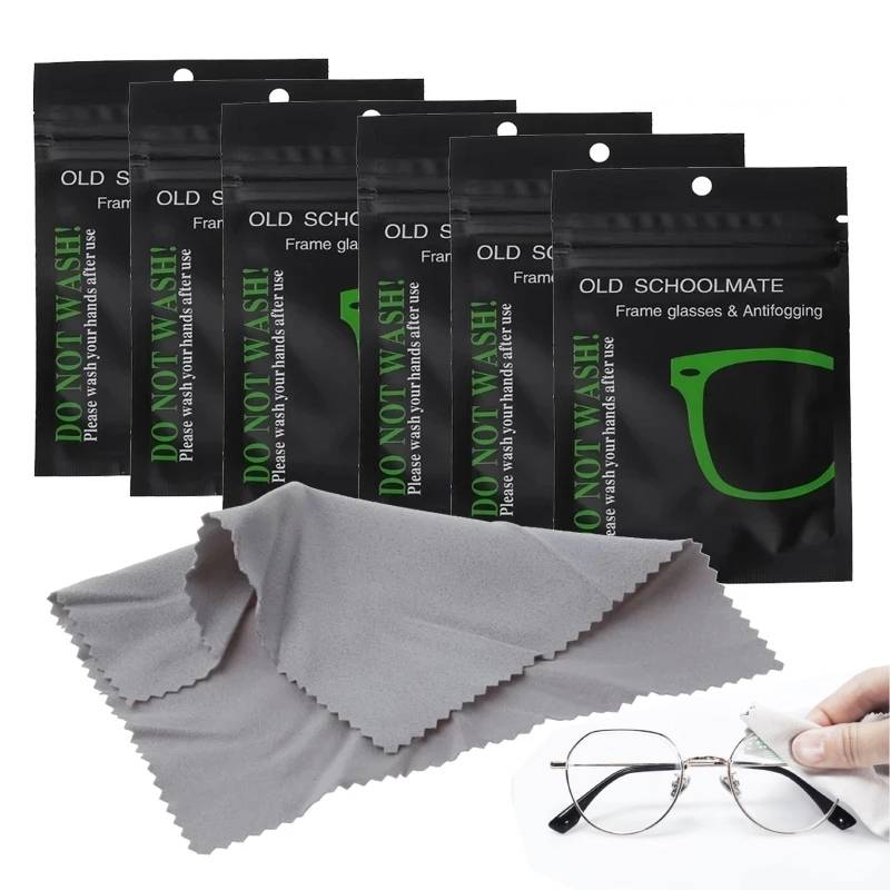 1 Pack/ Reusable Microfiber Glasses Cleaning Cloth / Lens Wipes for