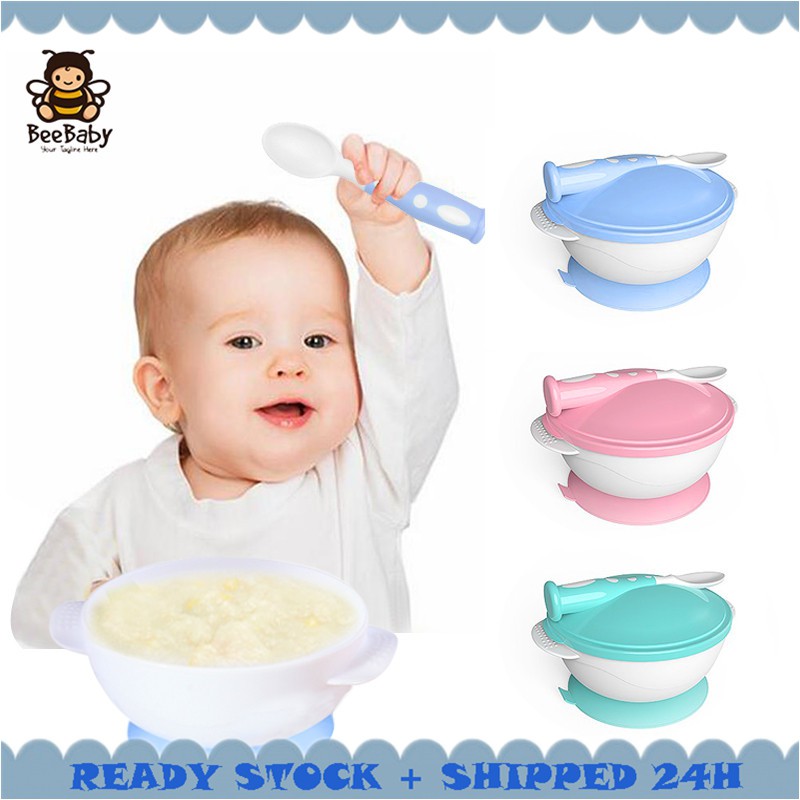 baby food bowls and spoons