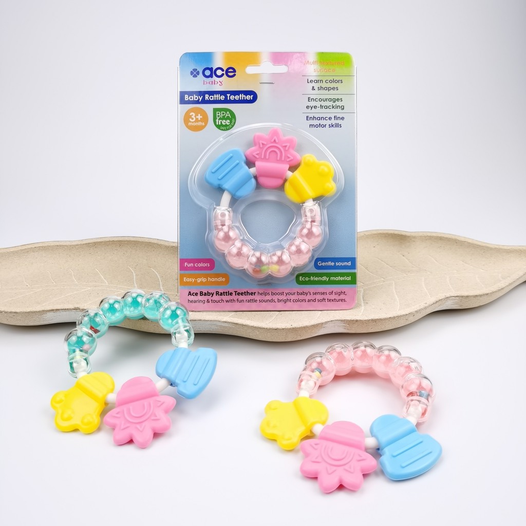 baby rattles and teething rings