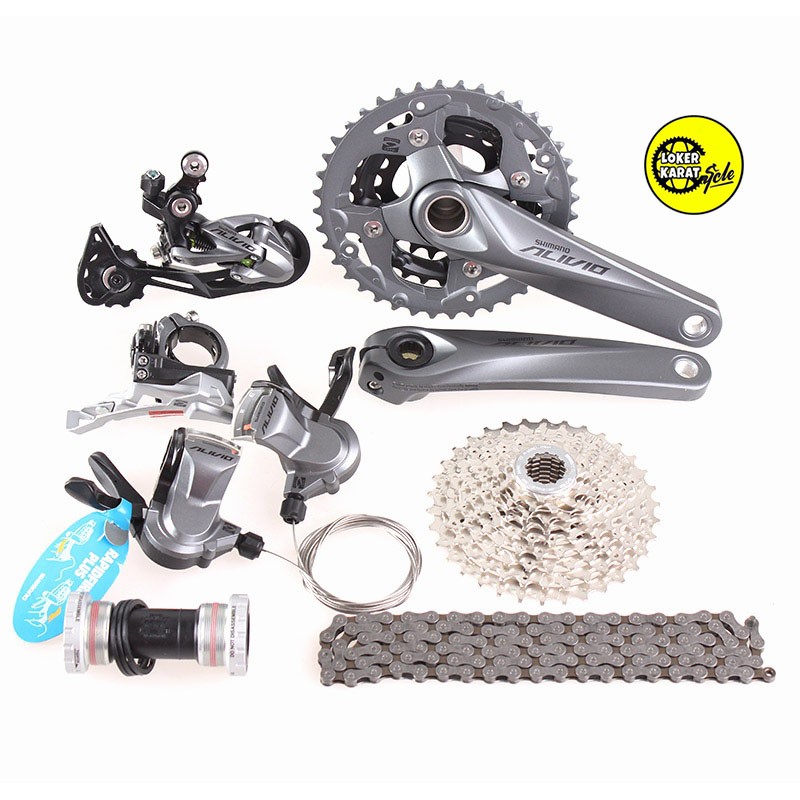 shimano alivio 3x9 groupset