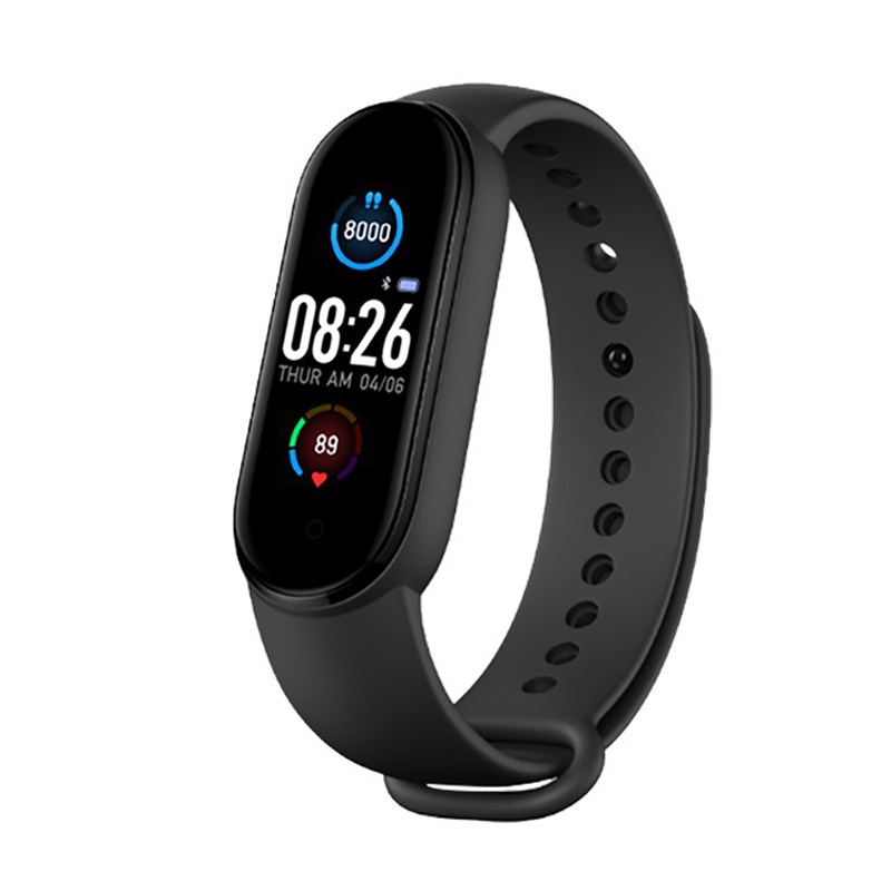 M4 M5 Smart Watch Strap Silicone Wristband Bracelet Girls Boys Electronic Smart Clock Students Child Adults Sport Smartwatch Blood Oxygen Heart Rate