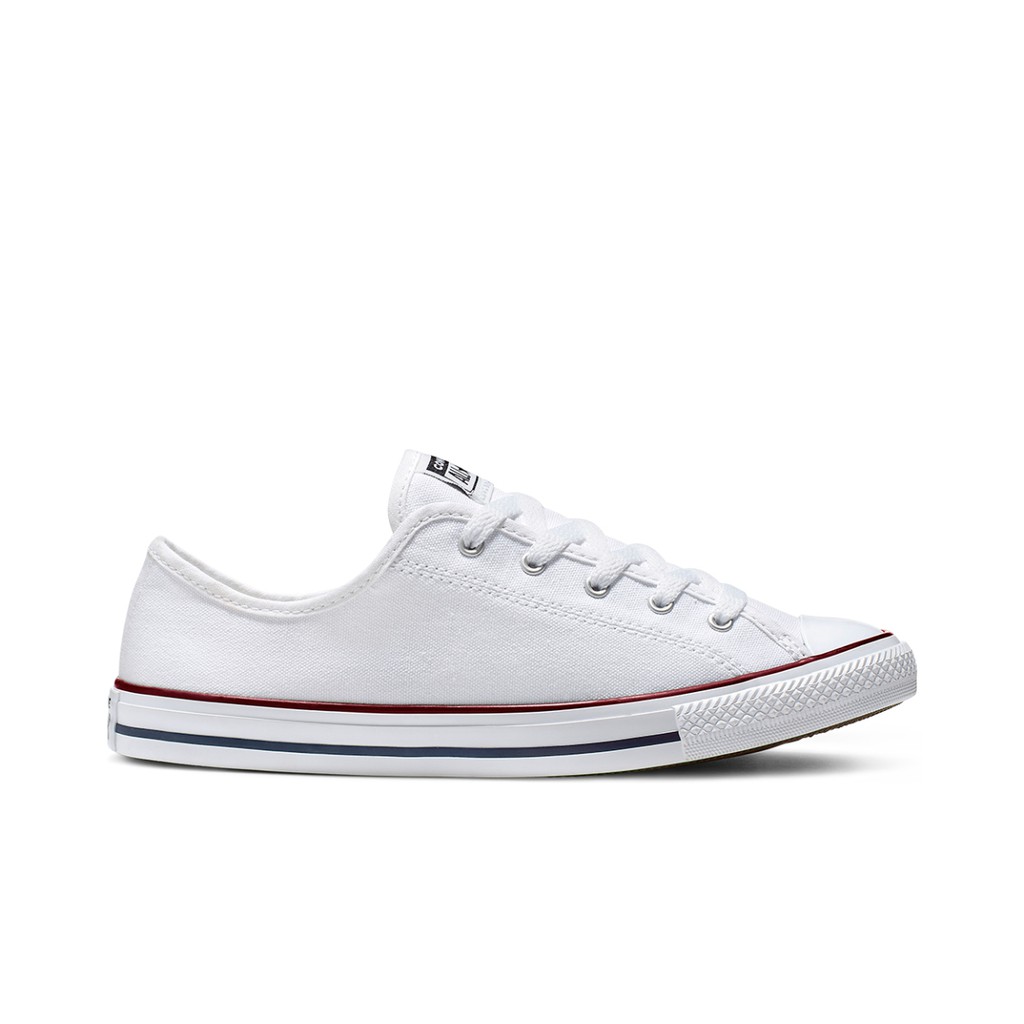 Converse Women Chuck Taylor All Star Dainty Basic Canvas Ox - White/Red/Blue  - (564981C) | Shopee Malaysia